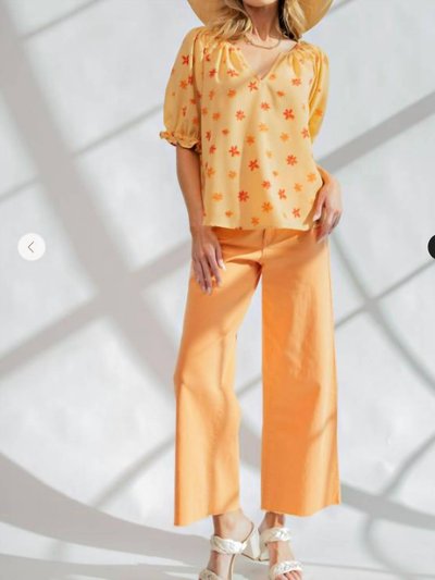 Easel Blossom Top In Orange product
