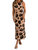 Leopard Sleeveless Maxi Dress In Tan Multi - Tan Multi