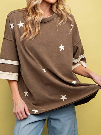 Easel Star Top In Ash Mineral product