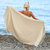 Astrea Turkish Cotton Peshtemal Beach Towel - Beige