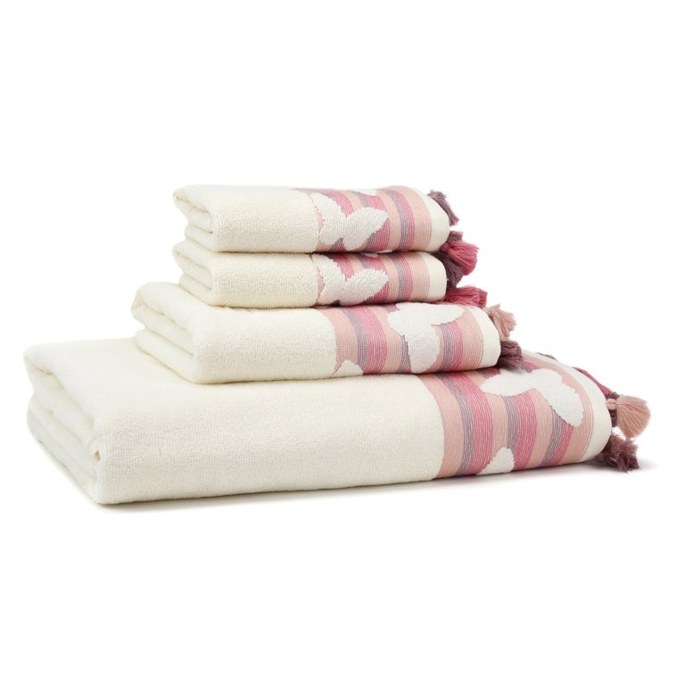 Butterfly Turkish Cotton Bath Towel