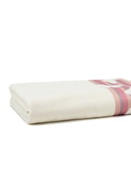 Butterfly Turkish Cotton Bath Towel - Peach