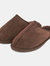 Unisex Adults Sheepskin Lined Mule Slippers - Chocolate - Chocolate