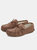 Unisex Wool-blend Hard Sole Moccasins - Camel