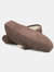 Unisex Wool-blend Soft Sole Moccasins - Chocolate