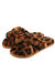 Womens/Ladies Delilah Leopard Print Sheepskin Slippers - Brown/Black