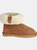 Womens/Ladies Freya Cuff And Button Sheepskin Boots - Chestnut - Chestnut