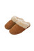 Womens/Ladies Sheepskin Lined Mule Slippers- Chestnut - Chestnut