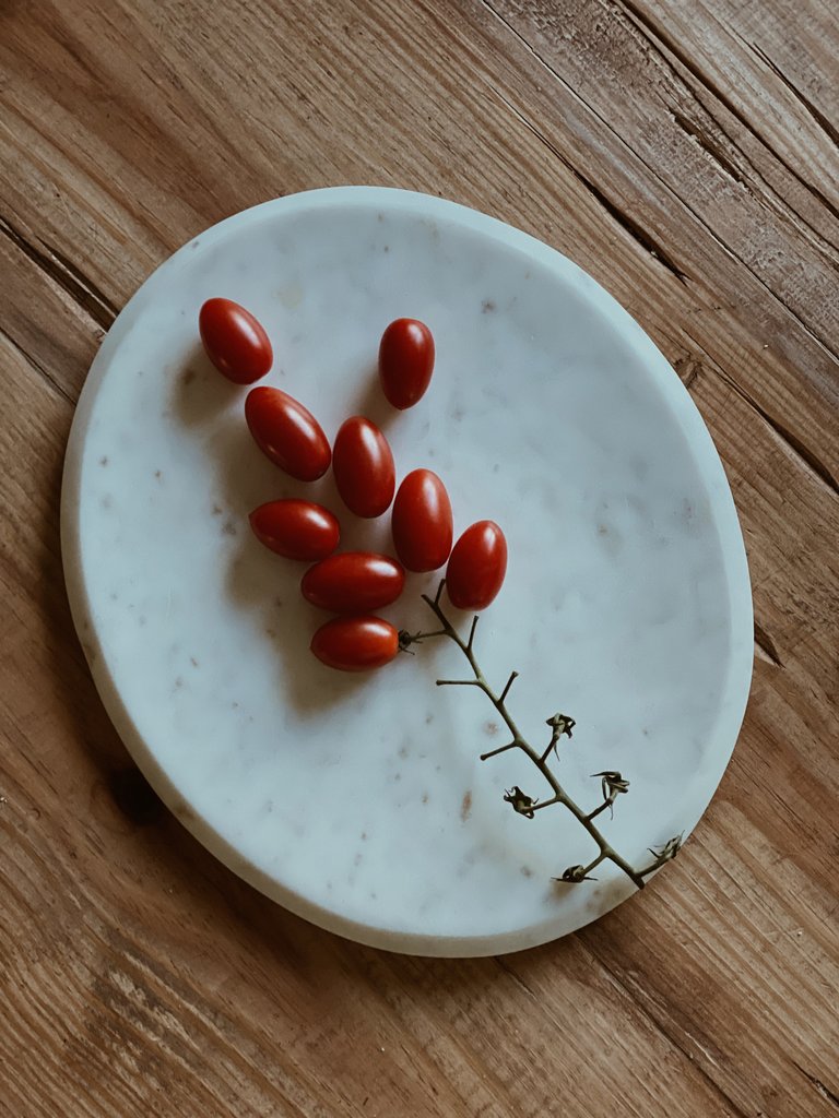 White Oval Marble Tray - White Marble