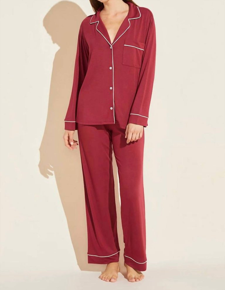 Gisele Long Pj Set - Sangria