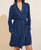 Tuxedo Robe - Navy