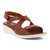 Felicia Cross Sandal In Cognac - Cognac