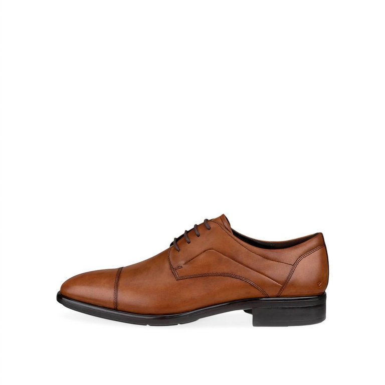 Men's Citytray 2 Cap Toe Dress Shoe In Amber - Amber