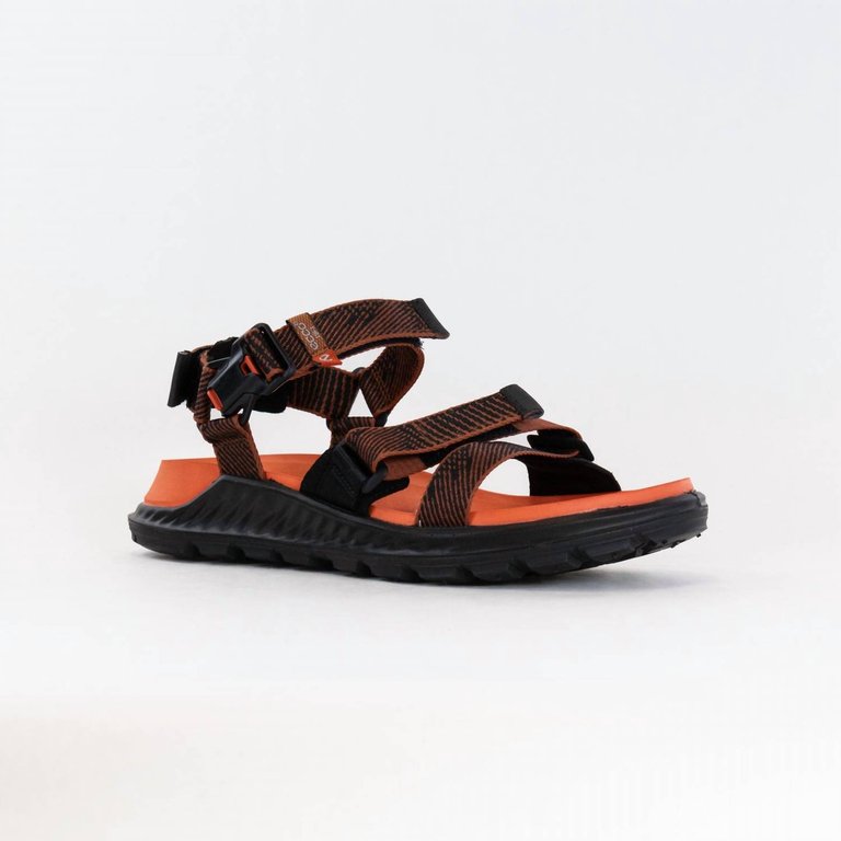 Men's Exowrap Sandals In Cognac