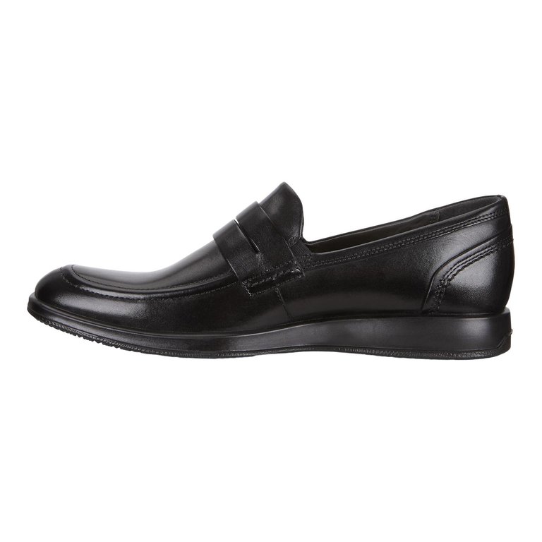 Men's Jared Slip On Oxford Shoes In Black - Black