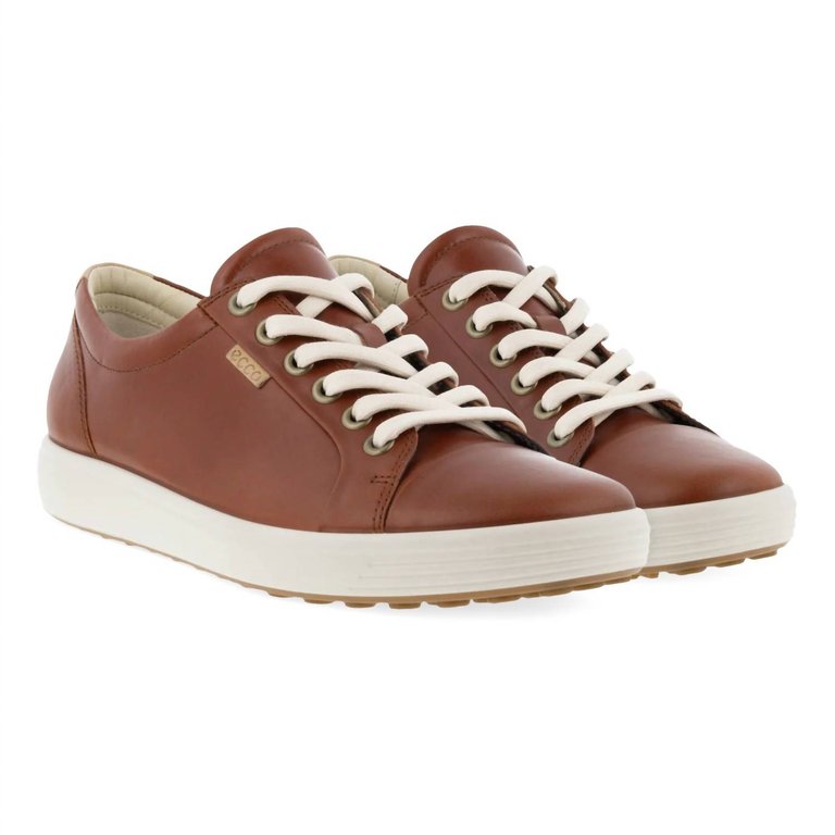 Women's Sneaker In Cognac - Cognac