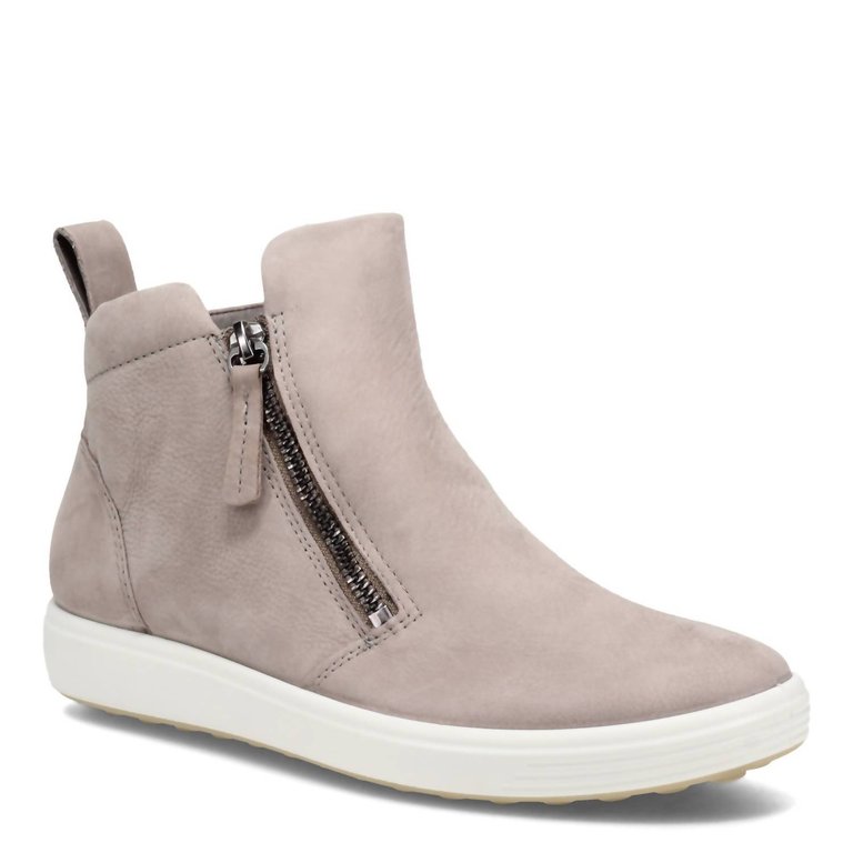 Women's Soft 7 Zip Bootie In Warm Grey - Warm Grey