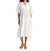 Eyelet Maxi Caftan In White