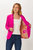 Double Breasted Jacket - Bright Pink