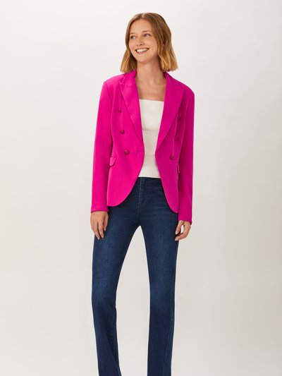 Ecru Designs Double Breasted Jacket - Bright Pink product