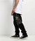 Dagger Skull Slim Taper Jean In Black