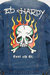 Flame Skull Denim Jacket In Medium Tint