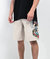 Men's Battle Skull Skater Short In Khaki