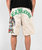 Men's Battle Skull Skater Short In Khaki