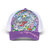 Men's Embroidered Floral Tiger Hat In Purple/White - Purple/White