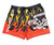 Men's Fire Lks Skull Mesh Short In Black