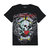 Men's Love Skull T-Shirt In Faded Black - Faded Black