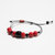 Chicago Bulls Adjustable Lava Stone Bracelet - Multi