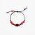 Chicago Bulls Adjustable Lava Stone Bracelet