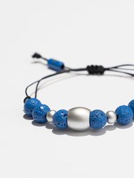 Dallas Mavericks Adjustable Lava Stone Bracelet - Multi