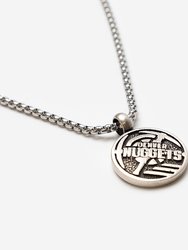 Denver Nuggets Solid Pendant Necklace - Silver