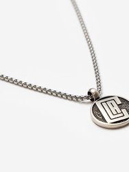 Los Angeles Clippers Logo Necklace - Silver