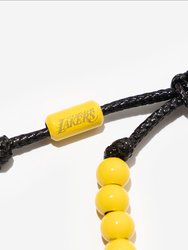 Los Angeles Lakers Adjustable Bead Bracelet
