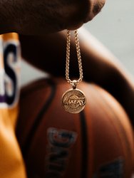 Los Angeles Lakers Logo Necklace