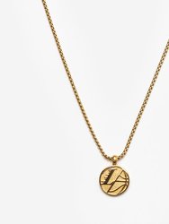 Los Angeles Lakers Solid Pendant Necklace