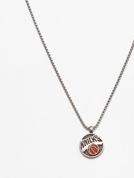 New York Knicks Basketball Necklace