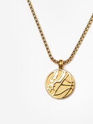 San Antonio Spurs Half Logo Necklace