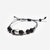 San Antonio Spurs Lava Stone Bracelet - Black