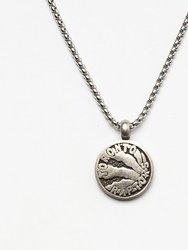 Toronto Raptors Logo Necklace - Silver