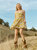 Kelsey Mini Dress - Cream/Canary Floral print - Cream/Canary Floral print