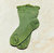 Love & Lurex Ruffled Socks - Chartreuse