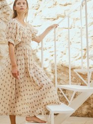 Rosie Midi Nightgown - Antique White