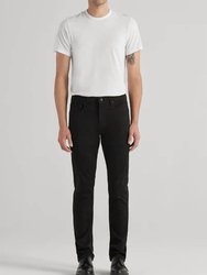Men's Denim Maddox Straight Slim Jeans In Black - Black