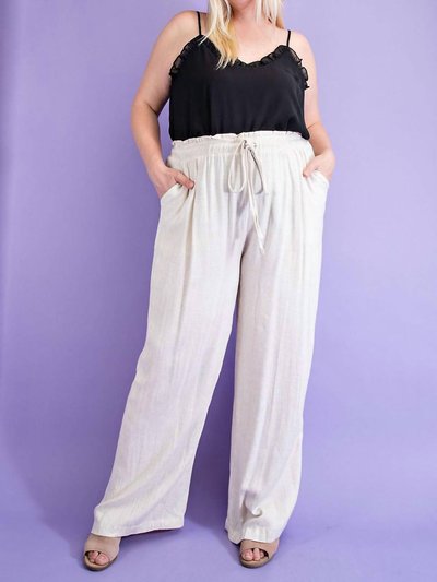 ee:some Linen Wide Leg Pant product