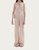 Siesta Haltered Jumpsuit In Pink Stripe - Pink Stripe