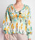 Bishop Sleeve Blouse In Green - Green